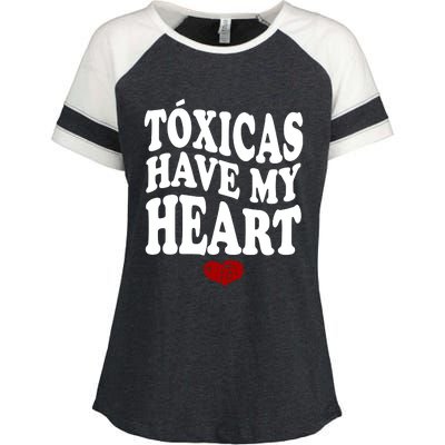 Chicos Toxicos TóXicas Have My Heart Enza Ladies Jersey Colorblock Tee