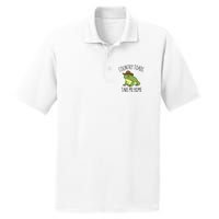 Country Toad Take Me Home Funny Toad Cowboy Hat PosiCharge RacerMesh Polo