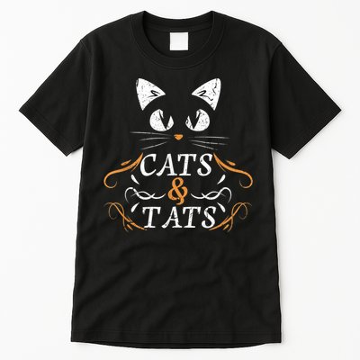 Cats & Tats Tattoo Artist Body Art Ink Cat Mom Cat Dad Tall T-Shirt