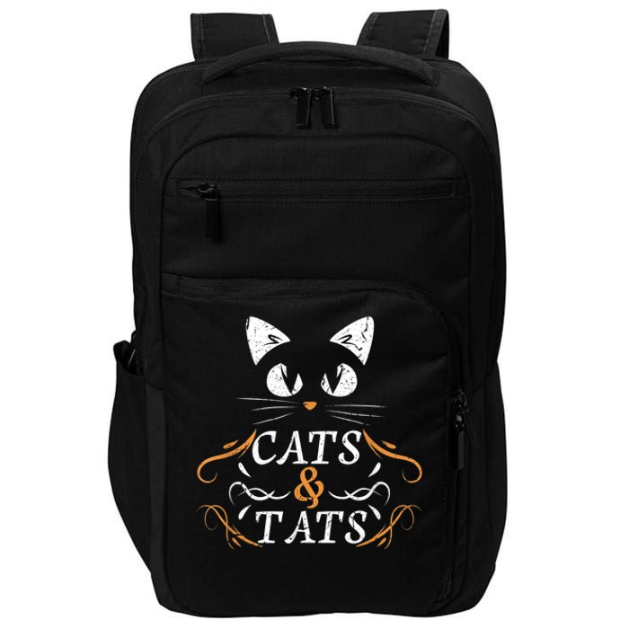 Cats & Tats Tattoo Artist Body Art Ink Cat Mom Cat Dad Impact Tech Backpack