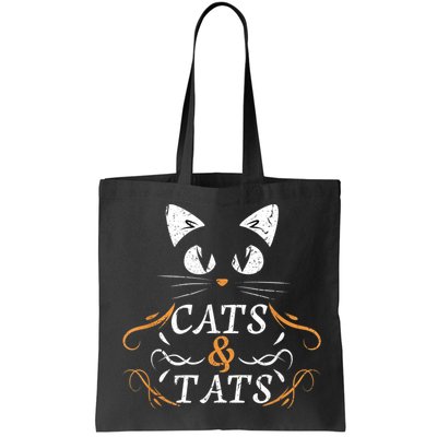 Cats & Tats Tattoo Artist Body Art Ink Cat Mom Cat Dad Bag