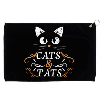 Cats & Tats Tattoo Artist Body Art Ink Cat Mom Cat Dad Grommeted Golf Towel