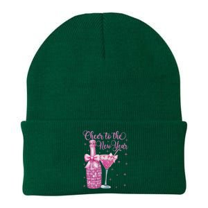 Cheer To The New Year Happy New Year 2025 Party Knit Cap Winter Beanie