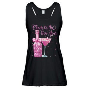 Cheer To The New Year Happy New Year 2025 Party Ladies Essential Flowy Tank