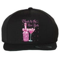 Cheer To The New Year Happy New Year 2025 Party Wool Snapback Cap