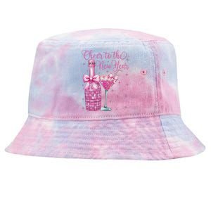 Cheer To The New Year Happy New Year 2025 Party Tie-Dyed Bucket Hat