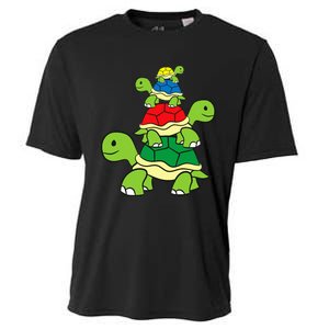 Cute Turtle Tortoises Ocean Love Sea Turtles Cooling Performance Crew T-Shirt