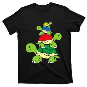 Cute Turtle Tortoises Ocean Love Sea Turtles T-Shirt