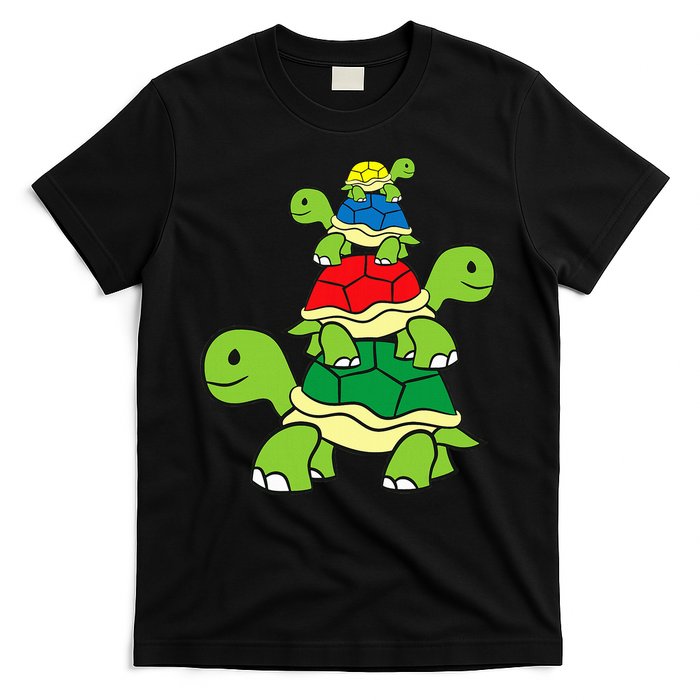 Cute Turtle Tortoises Ocean Love Sea Turtles T-Shirt