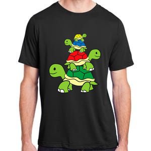 Cute Turtle Tortoises Ocean Love Sea Turtles Adult ChromaSoft Performance T-Shirt