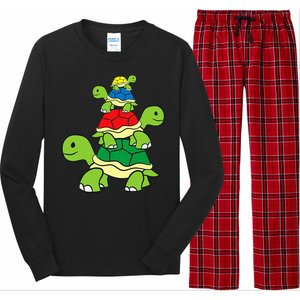 Cute Turtle Tortoises Ocean Love Sea Turtles Long Sleeve Pajama Set