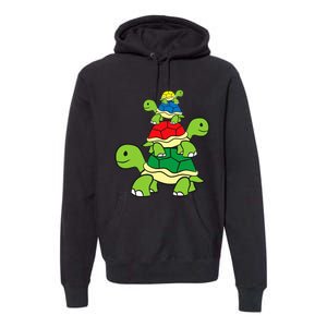 Cute Turtle Tortoises Ocean Love Sea Turtles Premium Hoodie