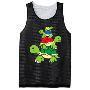 Cute Turtle Tortoises Ocean Love Sea Turtles Mesh Reversible Basketball Jersey Tank