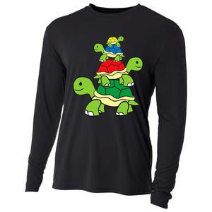 Cute Turtle Tortoises Ocean Love Sea Turtles Cooling Performance Long Sleeve Crew