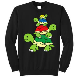 Cute Turtle Tortoises Ocean Love Sea Turtles Tall Sweatshirt