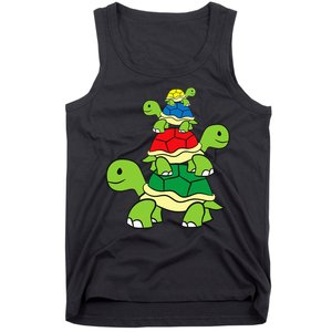 Cute Turtle Tortoises Ocean Love Sea Turtles Tank Top