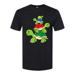 Cute Turtle Tortoises Ocean Love Sea Turtles Softstyle CVC T-Shirt