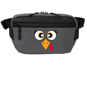 Cute Thanksgiving Turkey Face Turkey Day Crossbody Pack