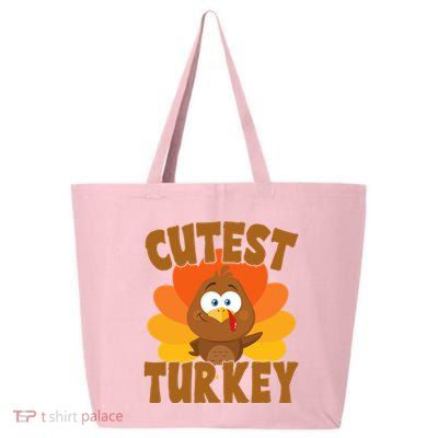Cutest Turkey Thanksgiving Festive 25L Jumbo Tote