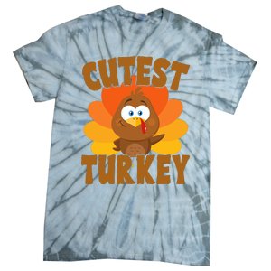 Cutest Turkey Thanksgiving Festive Tie-Dye T-Shirt