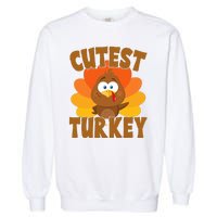 Cutest Turkey Thanksgiving Festive Garment-Dyed Sweatshirt