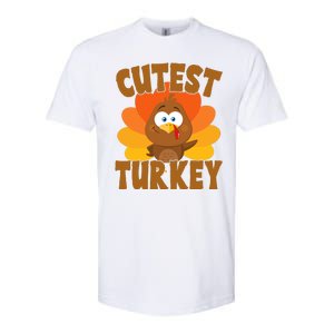 Cutest Turkey Thanksgiving Festive Softstyle CVC T-Shirt