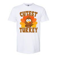 Cutest Turkey Thanksgiving Festive Softstyle CVC T-Shirt