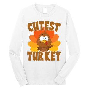 Cutest Turkey Thanksgiving Festive Long Sleeve Shirt