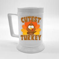 Cutest Turkey Thanksgiving Festive Beer Stein