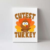 Cutest Turkey Thanksgiving Festive Canvas