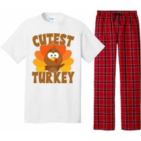 Cutest Turkey Thanksgiving Festive Pajama Set