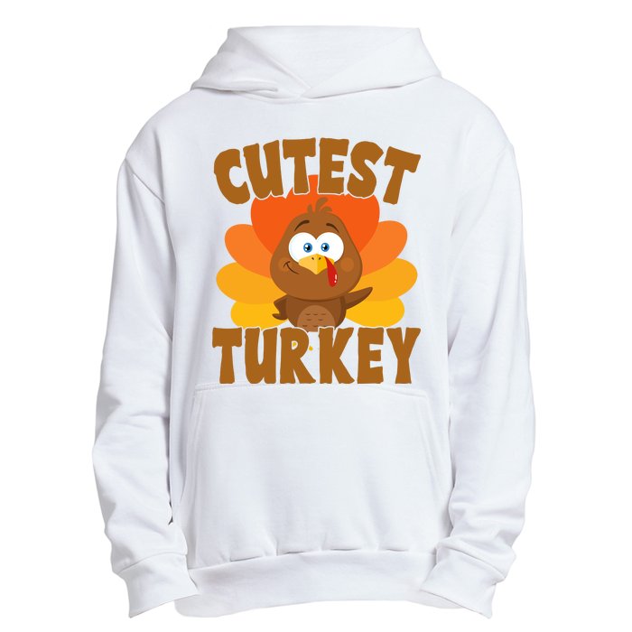 Cutest Turkey Thanksgiving Festive Urban Pullover Hoodie