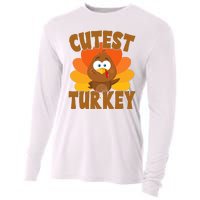 Cutest Turkey Thanksgiving Festive Cooling Performance Long Sleeve Crew