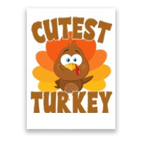 Cutest Turkey Thanksgiving Festive Poster