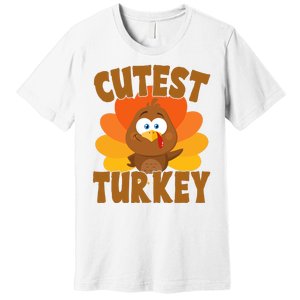 Cutest Turkey Thanksgiving Festive Premium T-Shirt