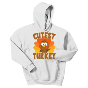 Cutest Turkey Thanksgiving Festive Kids Hoodie