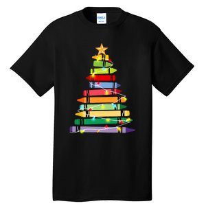 Christmas Tree Teacher Student Xmas Holiday Pajamas Tall T-Shirt