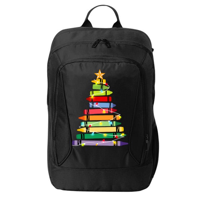 Christmas Tree Teacher Student Xmas Holiday Pajamas City Backpack