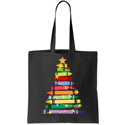 Christmas Tree Teacher Student Xmas Holiday Pajamas Tote Bag