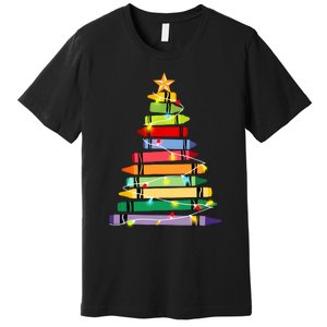 Christmas Tree Teacher Student Xmas Holiday Pajamas Premium T-Shirt