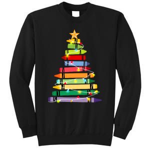 Christmas Tree Teacher Student Xmas Holiday Pajamas Tall Sweatshirt