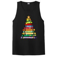 Christmas Tree Teacher Student Xmas Holiday Pajamas PosiCharge Competitor Tank