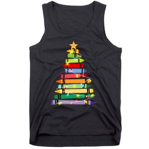 Christmas Tree Teacher Student Xmas Holiday Pajamas Tank Top