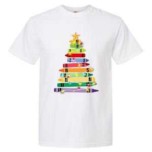 Christmas Tree Teacher Student Xmas Holiday Pajamas Garment-Dyed Heavyweight T-Shirt