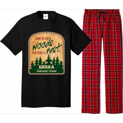 Come To The Woods For Here Is Rest Sierra National Forest Pajama Set