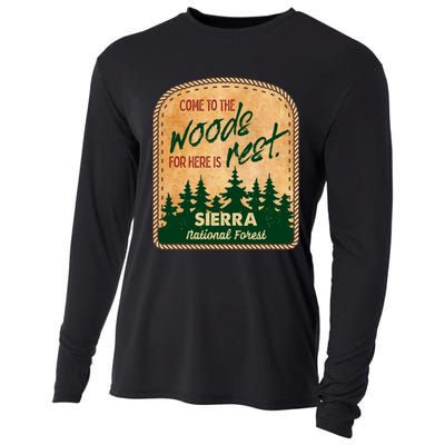 Come To The Woods For Here Is Rest Sierra National Forest Cooling Performance Long Sleeve Crew