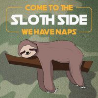 Come To The Sloth Side Funny Sloth Pun Legacy Tie Dye Trucker Hat