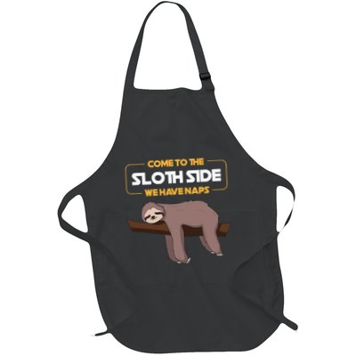 Come To The Sloth Side Funny Sloth Pun Apron