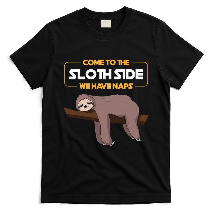 Come To The Sloth Side Funny Sloth Pun T-Shirt