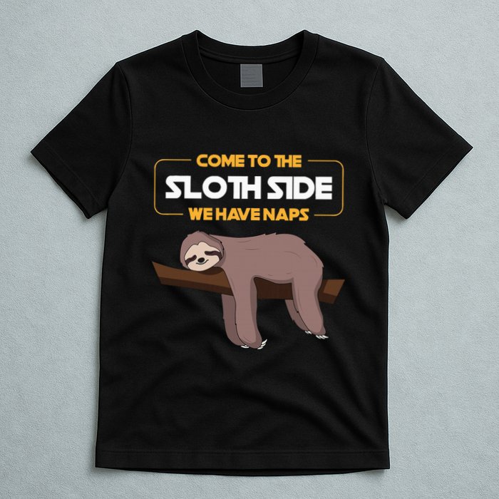 Come To The Sloth Side Funny Sloth Pun T-Shirt